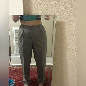 Ann Taylor Wool Houndstooth Pants